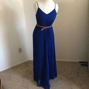Blue long dress NWOT